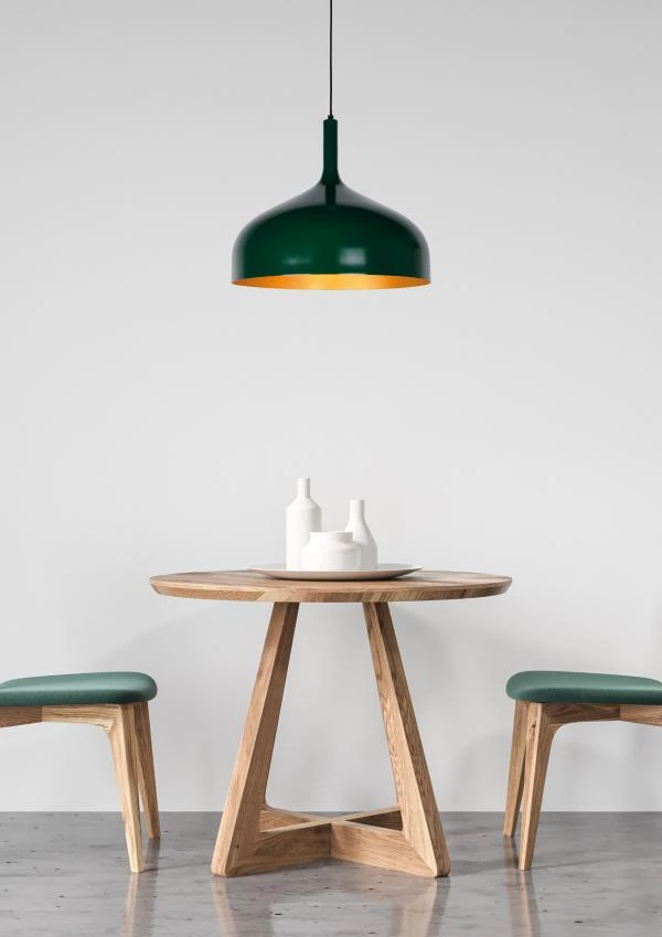 Lucide ROZALLA - Hanglamp - Ø 50 cm - 1xE27 - Groen - sfeer 3